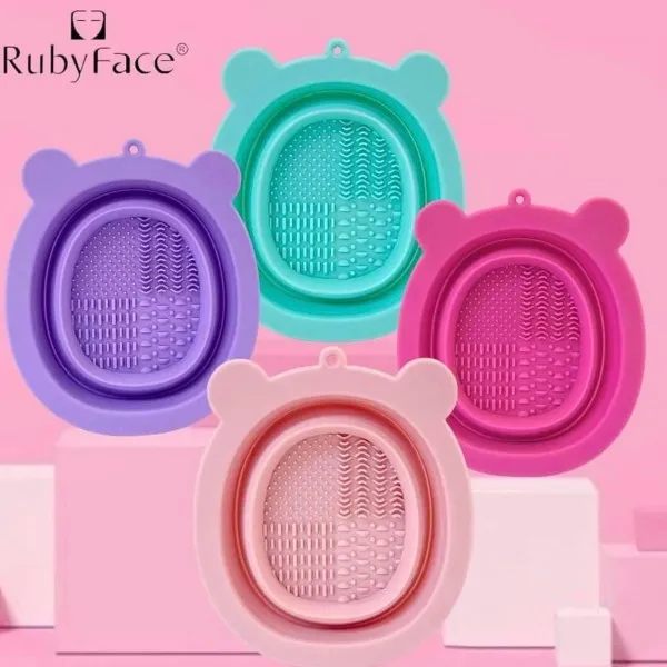silikonovaya miska dlya moyki kistochek i sponzhey ruby face mini folding clean bowl 600x600